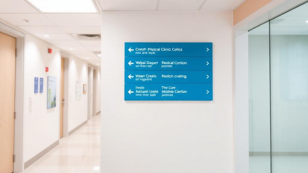 Clinic Wayfinding System — Signage project for Mt Sterling Family Health