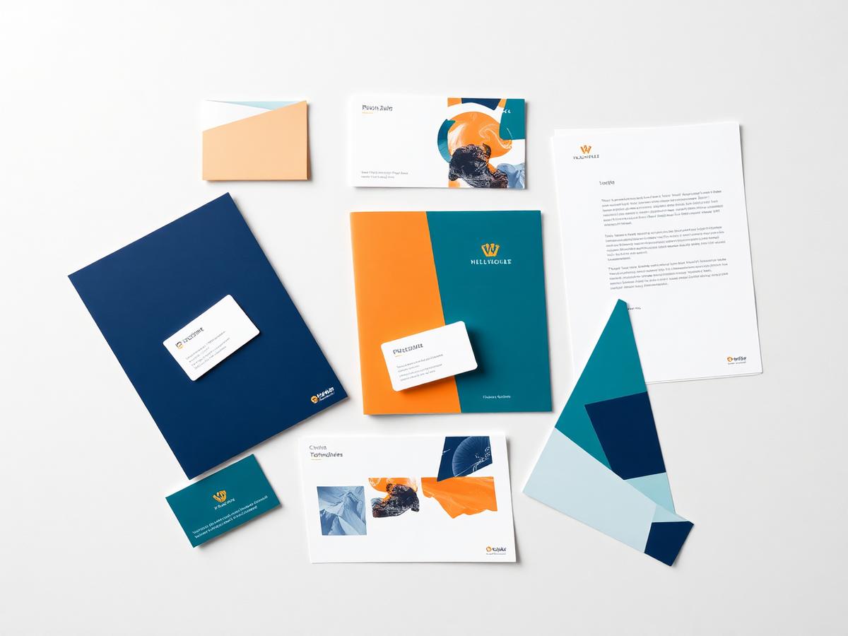 Premium printed business cards, brochures and letterhead